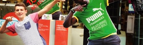 Usain Bolt impression