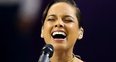 alicia keys sings national anthem