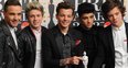 One Direction backstage at the BRIT Awards 2013