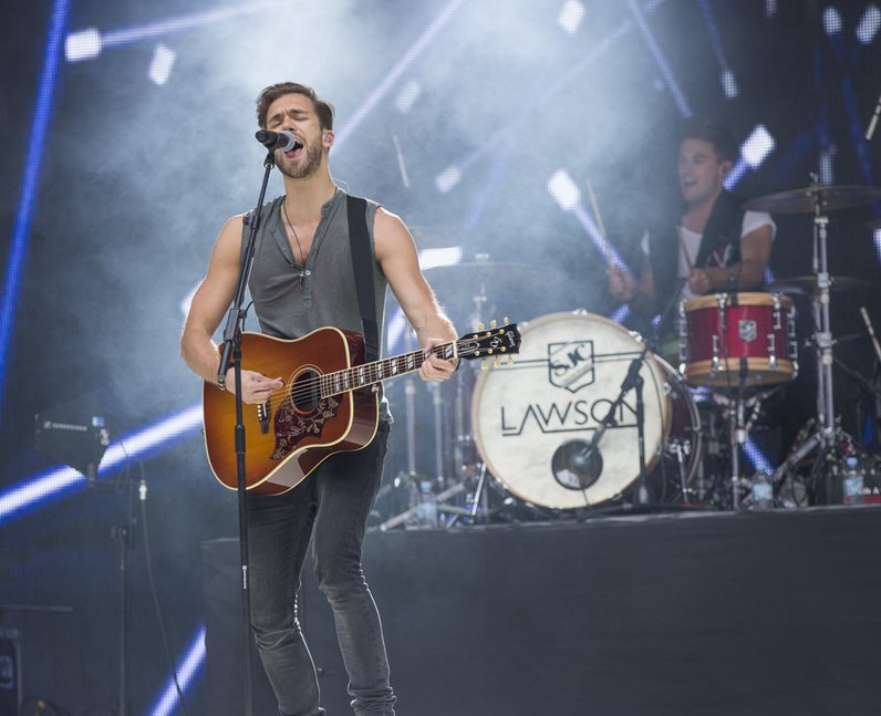 Lawson at the Summertime Ball 2013