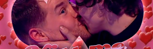 One Directions Harry Styles Kisses James Corden Video Capital Fm 