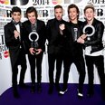 One Direction BRIT Awards 2014 Backstage