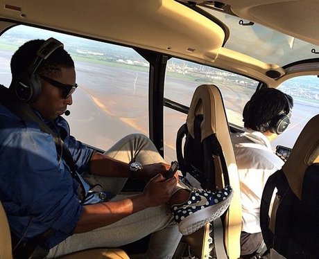 Tinie Tempah In A Helicopter