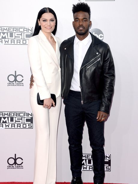 Jessie J and boyfriend Luke James AMAs 2014