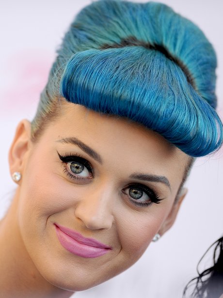 Katy Perry needed her eyes to do the talking at the launch of her false ...