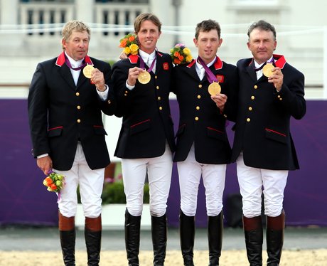 Team GB win Olympic gold in the Equestrian Team Jumping event at the ...